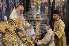 Пловдив - освещаване на чудотворната икона на Света Богородица Победоносна - лития около храм „Св.вмчца Марина“