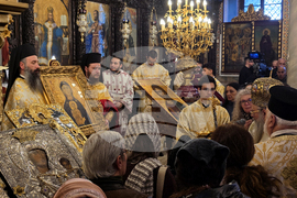 Пловдив - освещаване на чудотворната икона на Света Богородица Победоносна - лития около храм „Св.вмчца Марина“