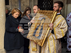Пловдив - освещаване на чудотворната икона на Света Богородица Победоносна - лития около храм „Св.вмчца Марина“