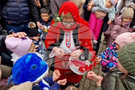 Велико Търново - посрещане на Баба Марта