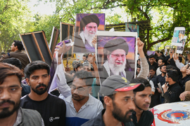 India US Israel Iran Protest