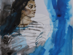 Картина на Юлиана Хичева. Снимка: Галерия „Аросита“