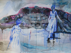 Картина на Юлиана Хичева. Снимка: Галерия „Аросита“