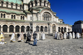 Патриарх Даниил - катедрала „Св. Александър Невски“ - богослужение