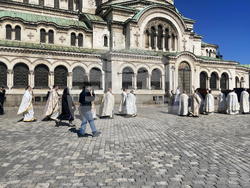 Патриарх Даниил - катедрала „Св. Александър Невски“ - богослужение