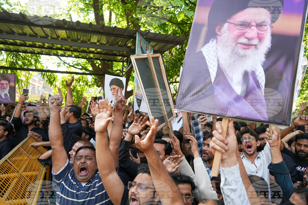 APTOPIX India US Israel Iran Protest