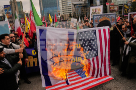 Turkey Iran US Israel Protests