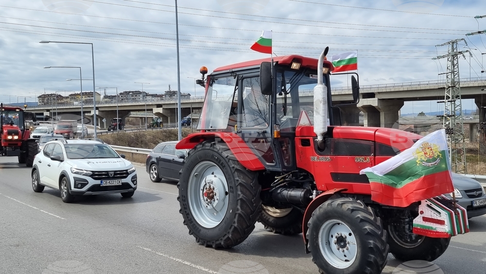 Перник - протест - земеделци