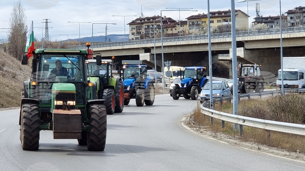 Перник - протест - земеделци