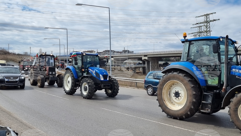 Перник - протест - земеделци