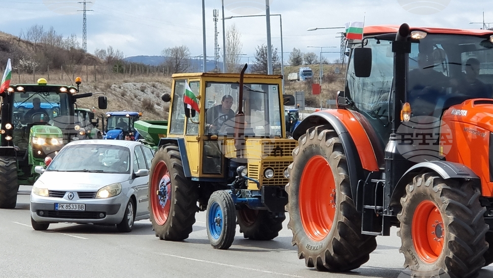 Перник - протест - земеделци