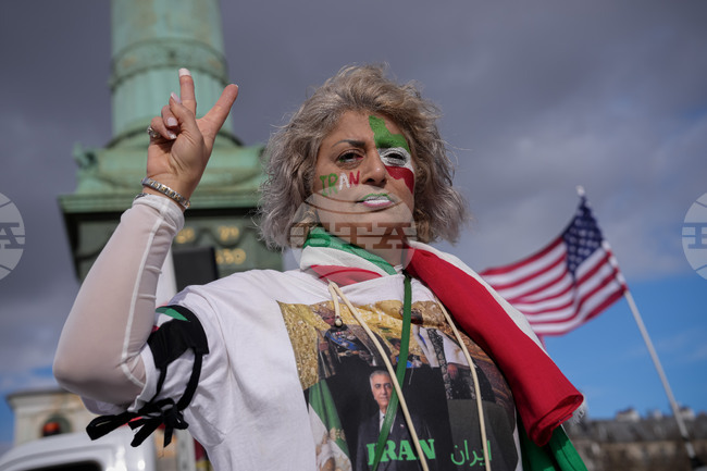 France Iran US Israel Protests