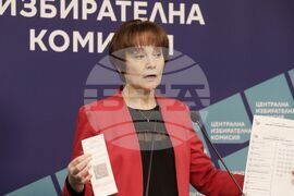 ЦИК - брифинг - Росица Матева