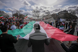 France Iran US Israel Protests