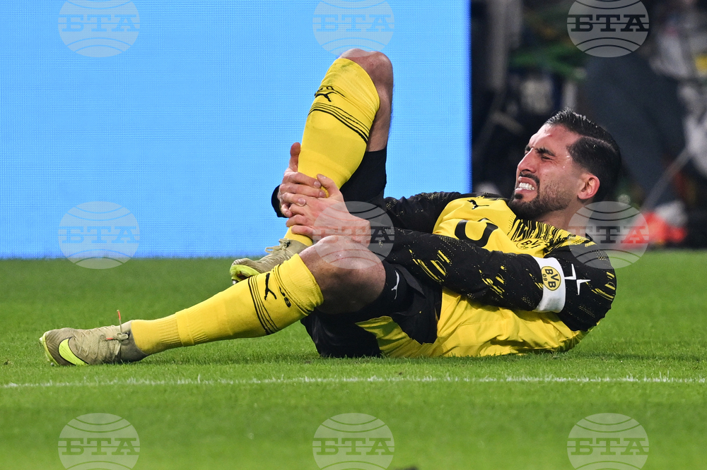 Капитанът на Борусия Дортмунд Емре Джан е със скъсани кръстни връзки след мача срещу Байерн