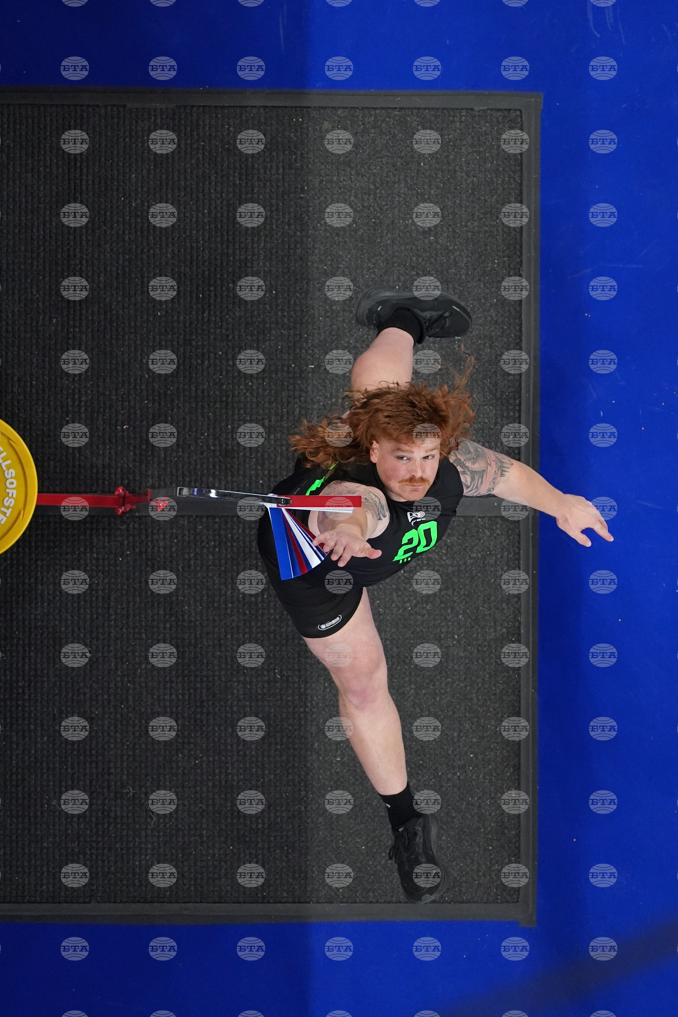 APTOPIX NFL Combine Football