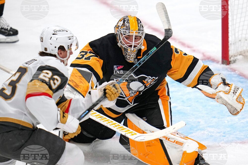 Golden Knights Penguins Hockey