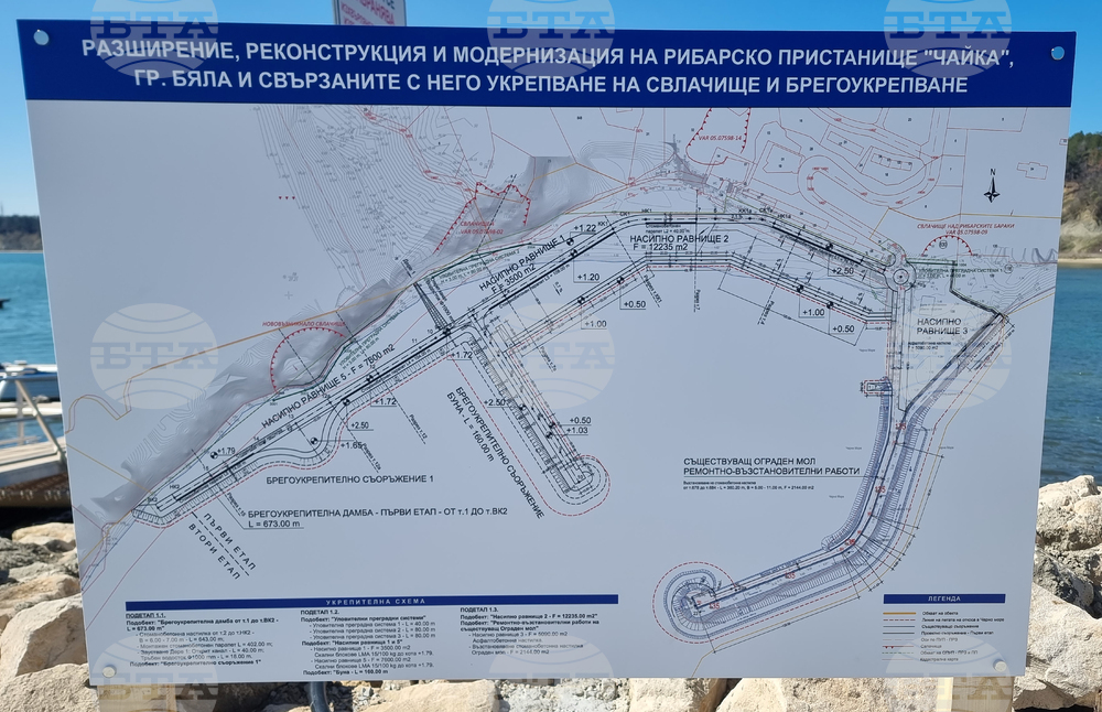 Бяла - рибарско пристанище "Чайка" - проект