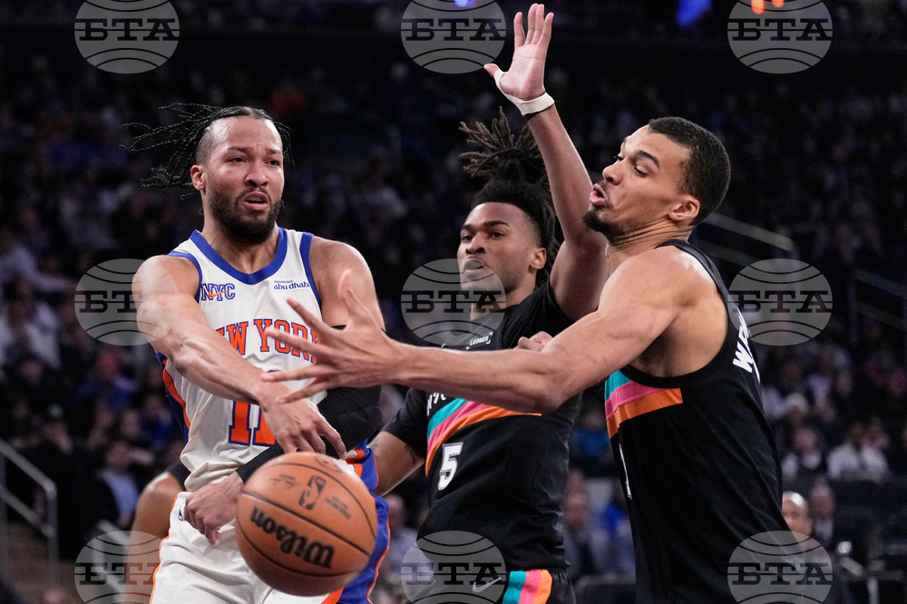 Spurs Knicks Basketball