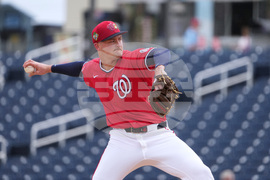 Marlins Nationals Spring Baseball