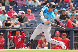 Marlins Nationals Spring Baseball