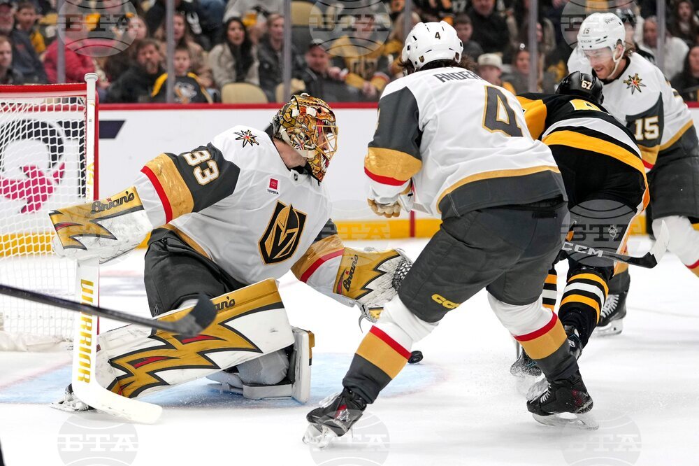 Golden Knights Penguins Hockey