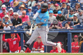 Marlins Nationals Spring Baseball