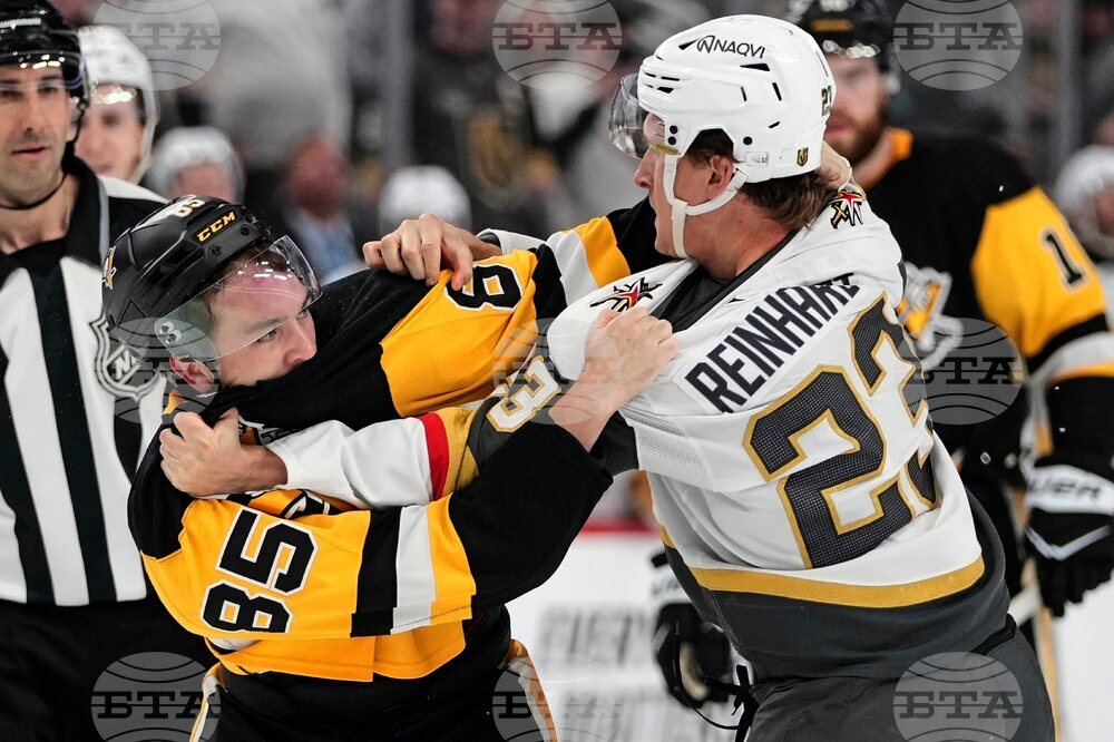 Golden Knights Penguins Hockey