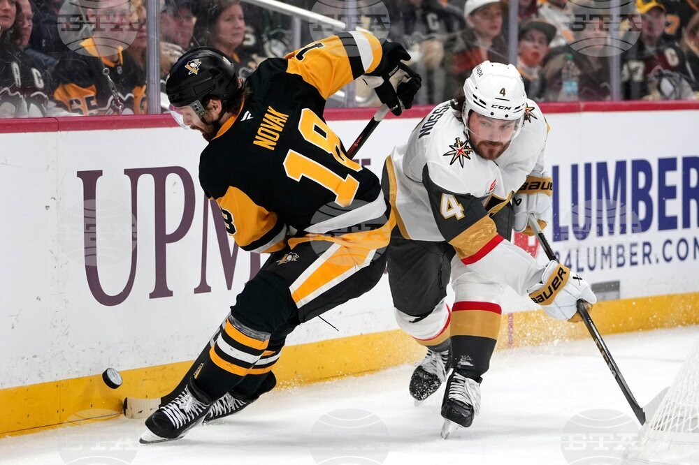 Golden Knights Penguins Hockey