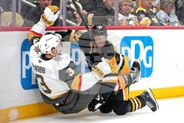 Golden Knights Penguins Hockey