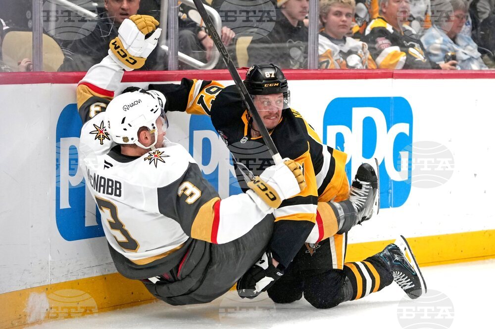 Golden Knights Penguins Hockey