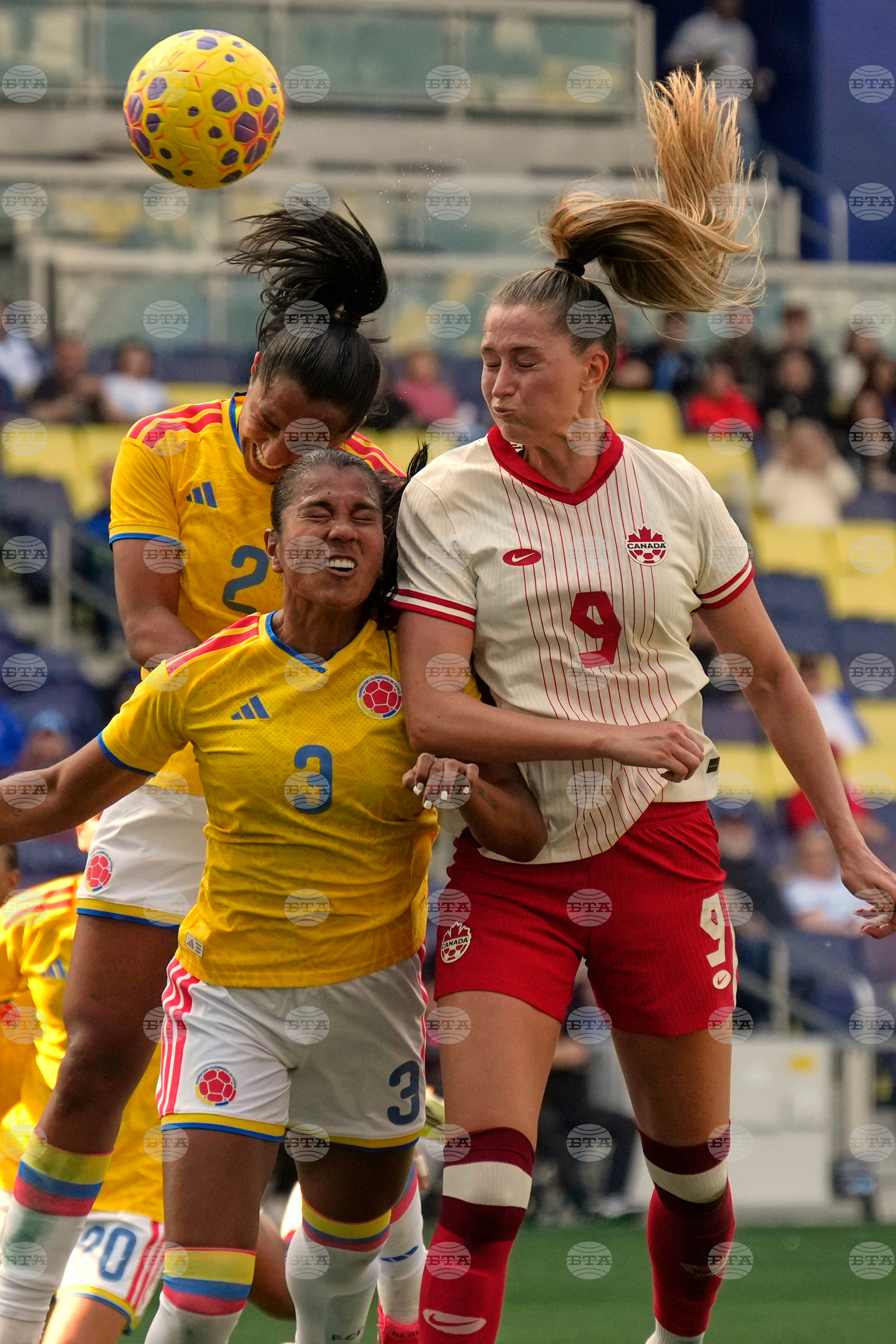 SheBelieves Cup Colombia Canada Soccer