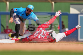 Marlins Nationals Spring Baseball
