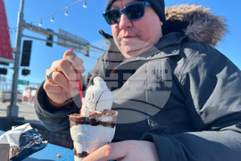 US Wintry Dairy Queen