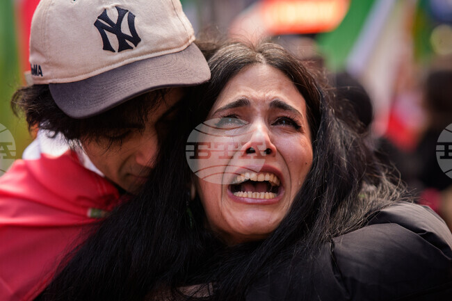 APTOPIX New York Iran US Israel