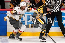 Golden Knights Penguins Hockey