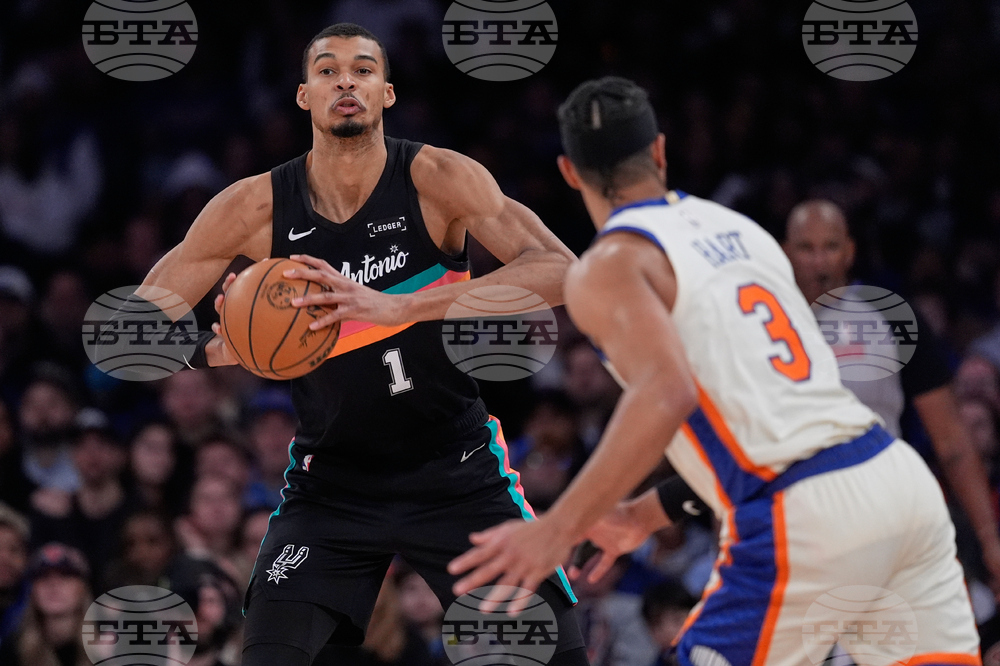 Spurs Knicks Basketball