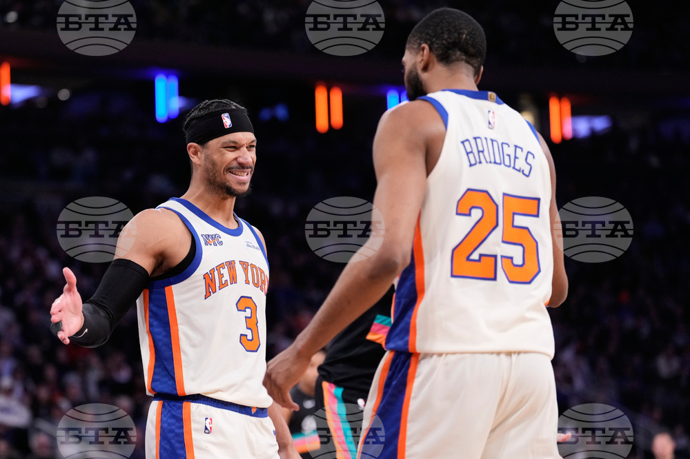 Spurs Knicks Basketball