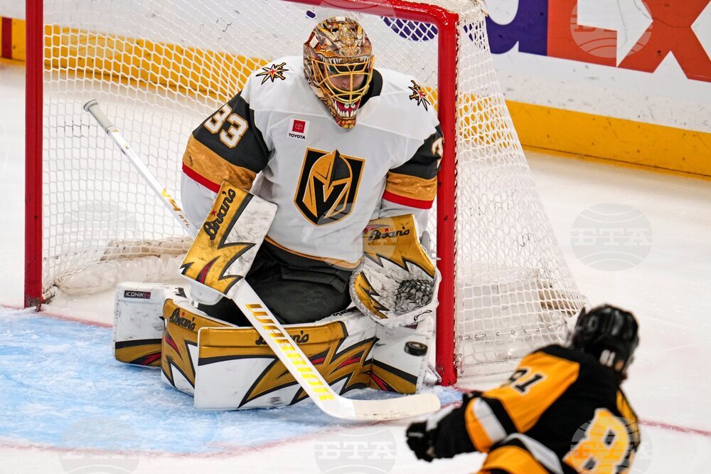 Golden Knights Penguins Hockey