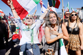 Iran US Israel Protests