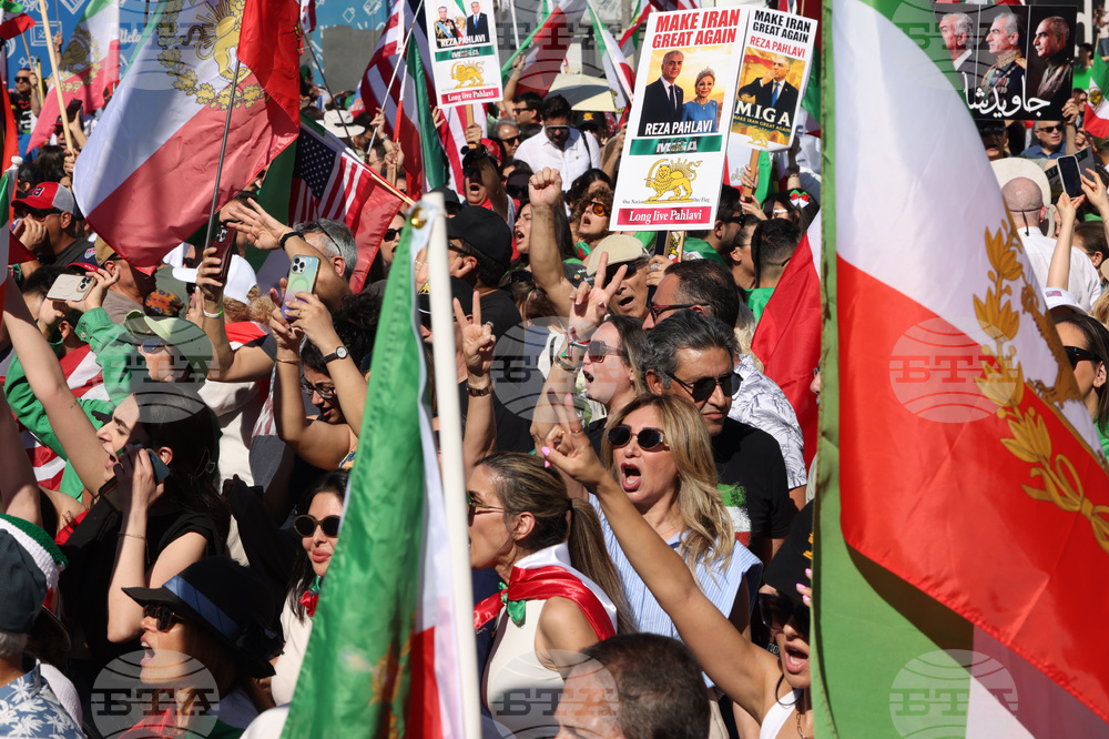 Iran US Israel Protests