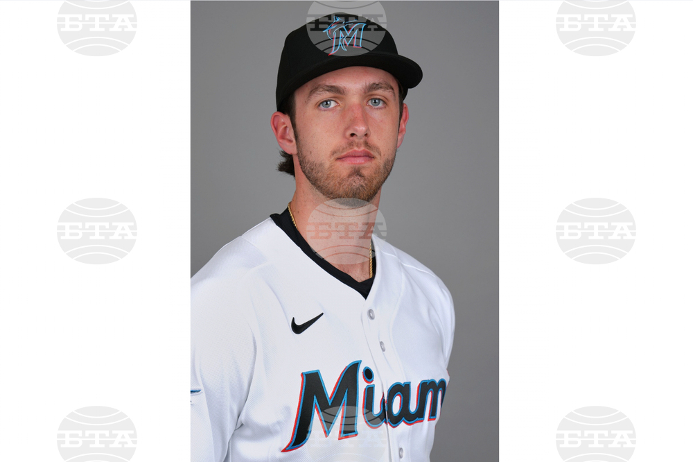 Marlins White Baseball