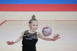 Художествена гимнастика - тренировка - Стилияна Николова