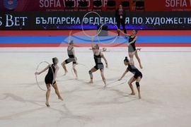 Художествена гимнастика - тренировка - ансамбъл