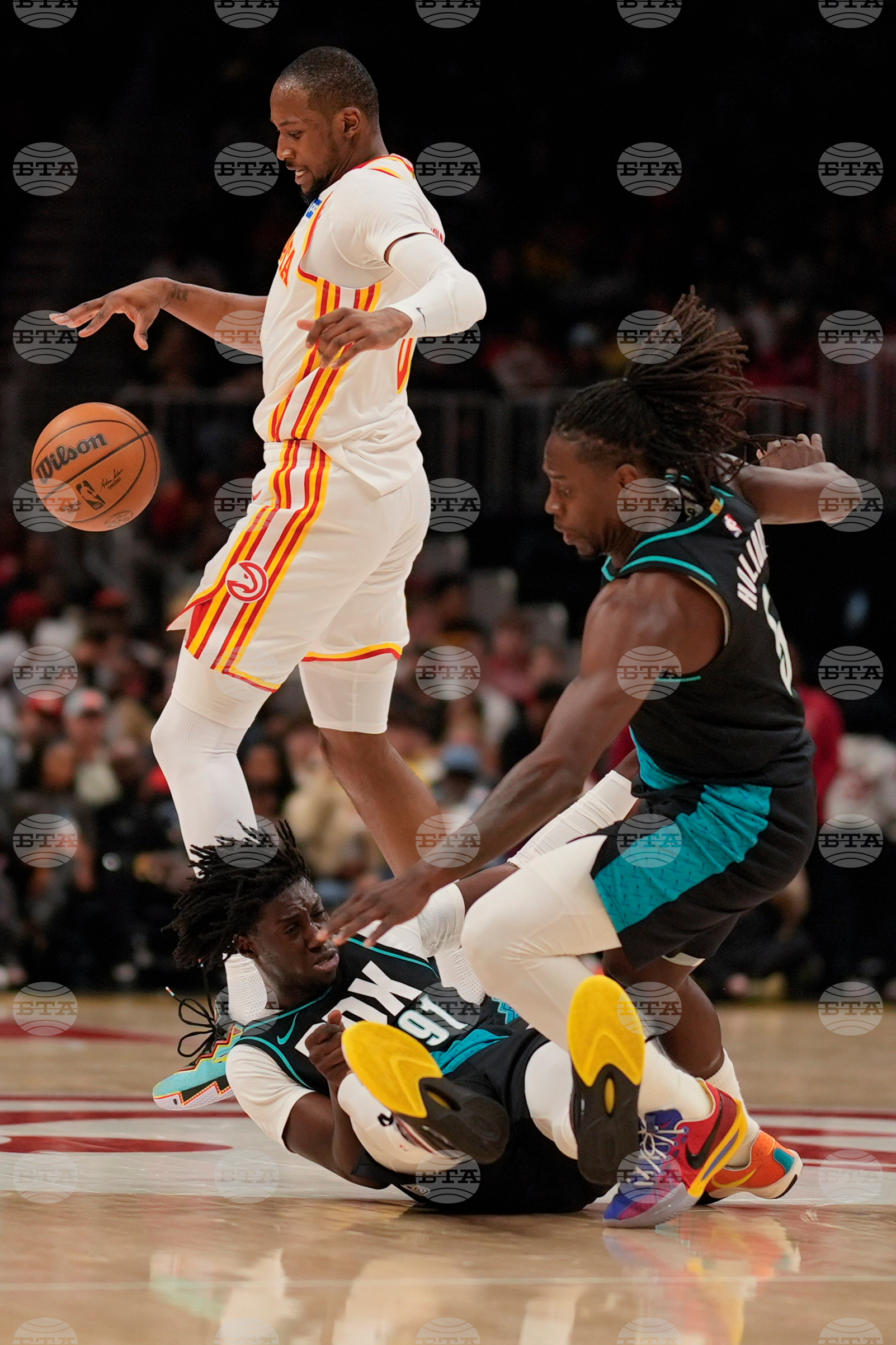 Trail Blazers Hawks Basketball