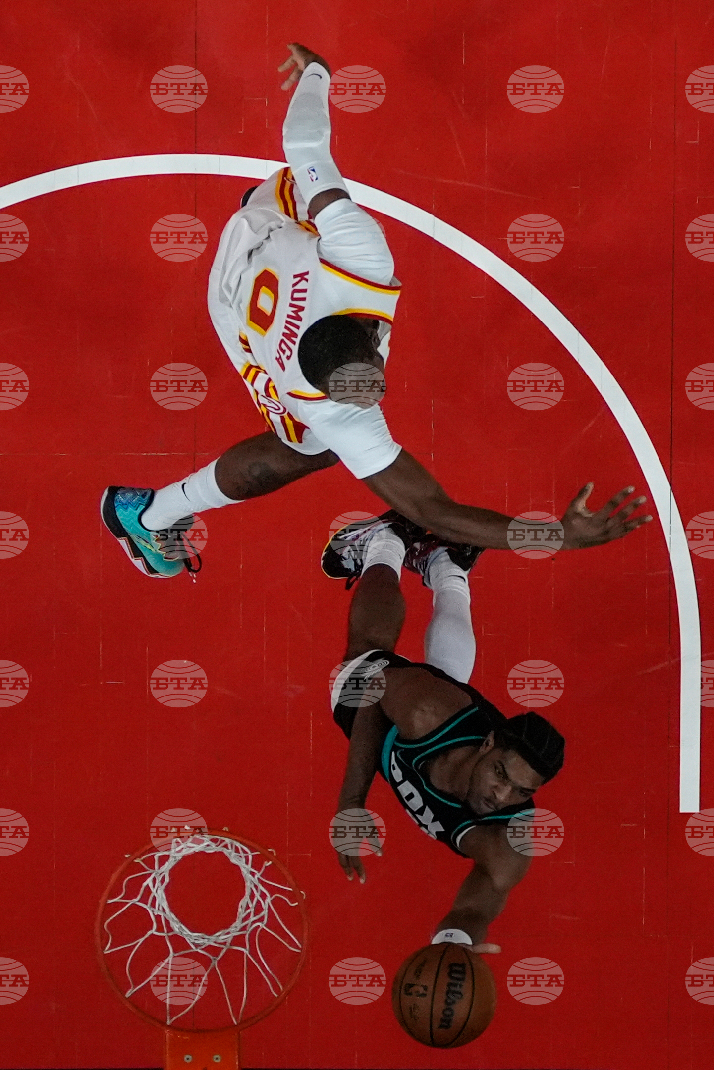 Trail Blazers Hawks Basketball