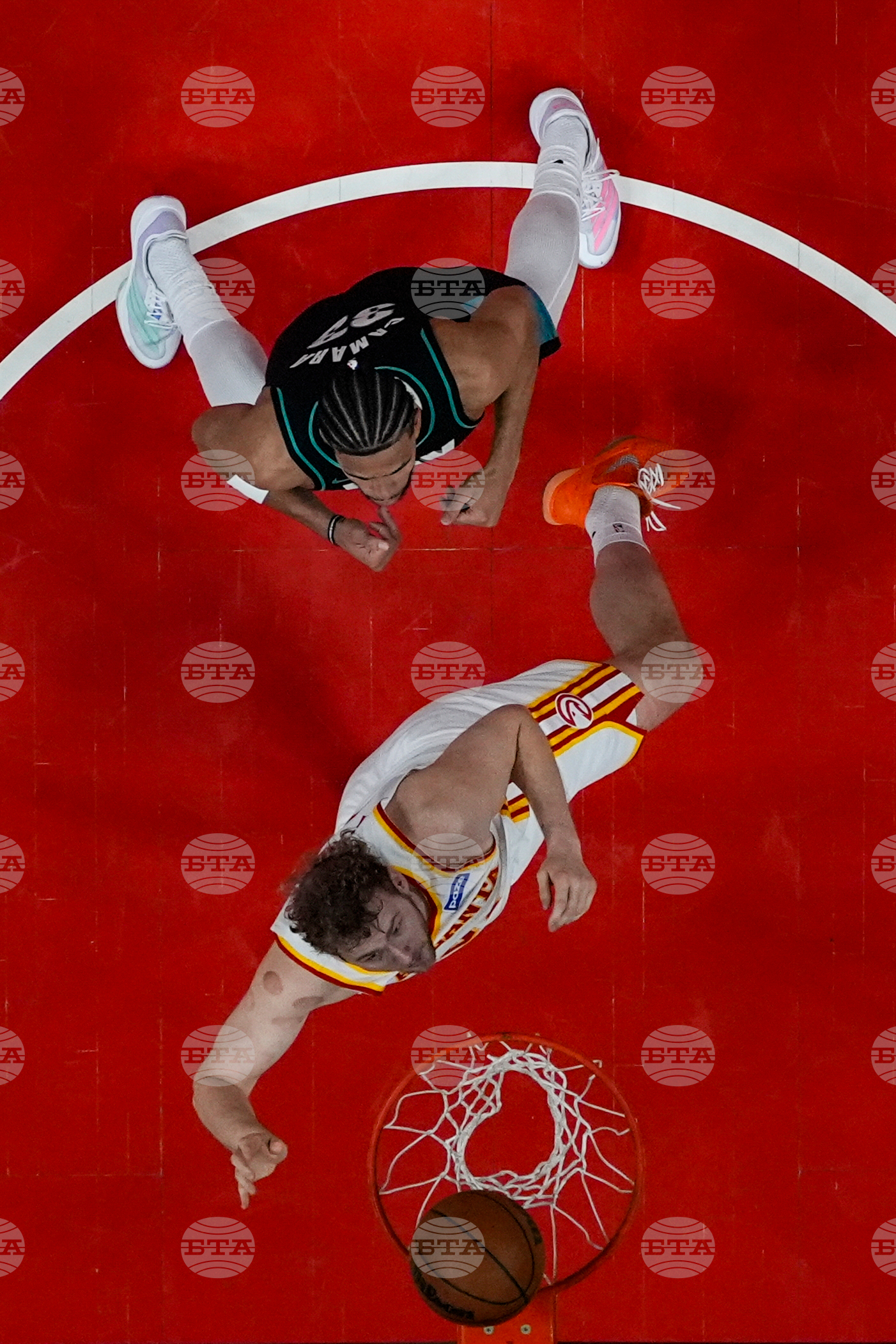 Trail Blazers Hawks Basketball