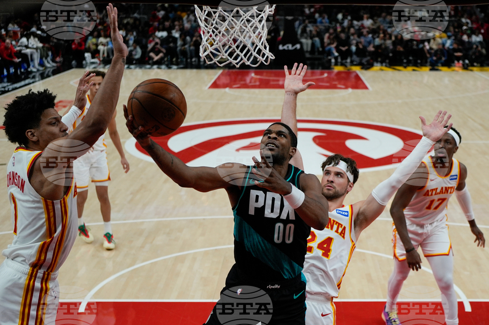 Trail Blazers Hawks Basketball