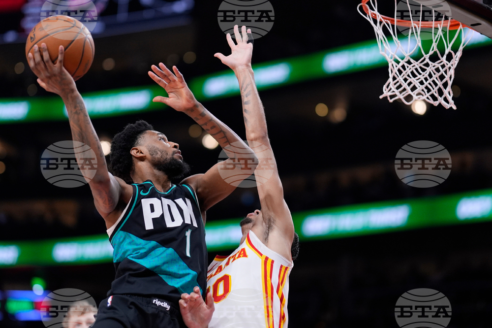 Trail Blazers Hawks Basketball