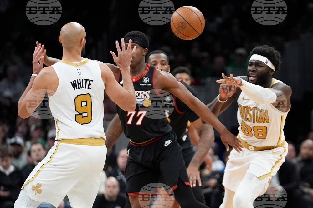 76ers Celtics Basketball